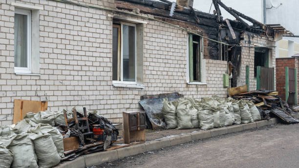 Professional Emergency Fire Cleanup technician working in Horsham, PA